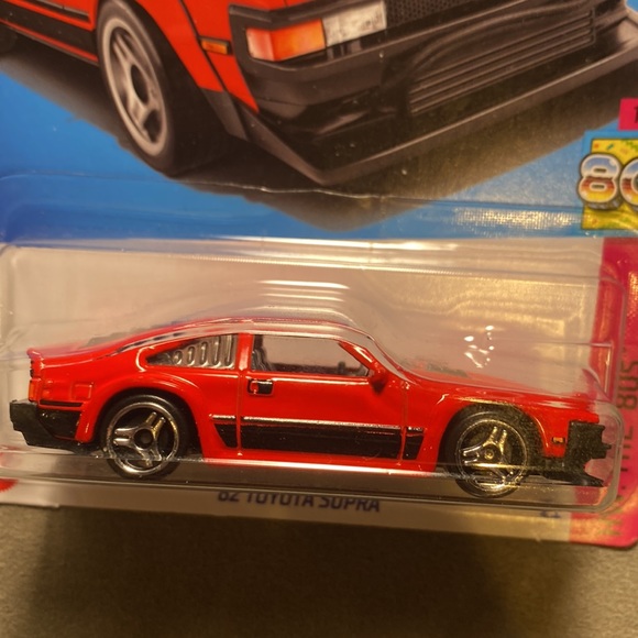 JDM 2023 Hot Wheels Hw The ‘80s ‘82 Toyota Supra Red 167/250 10/10 - Picture 2 of 3